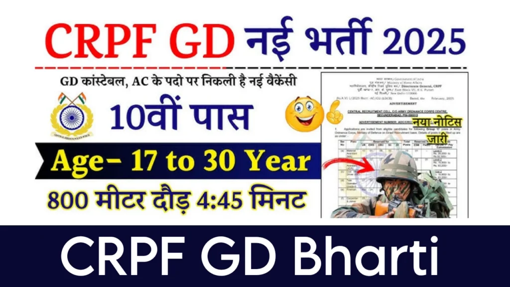 CRPF GD Bharti
